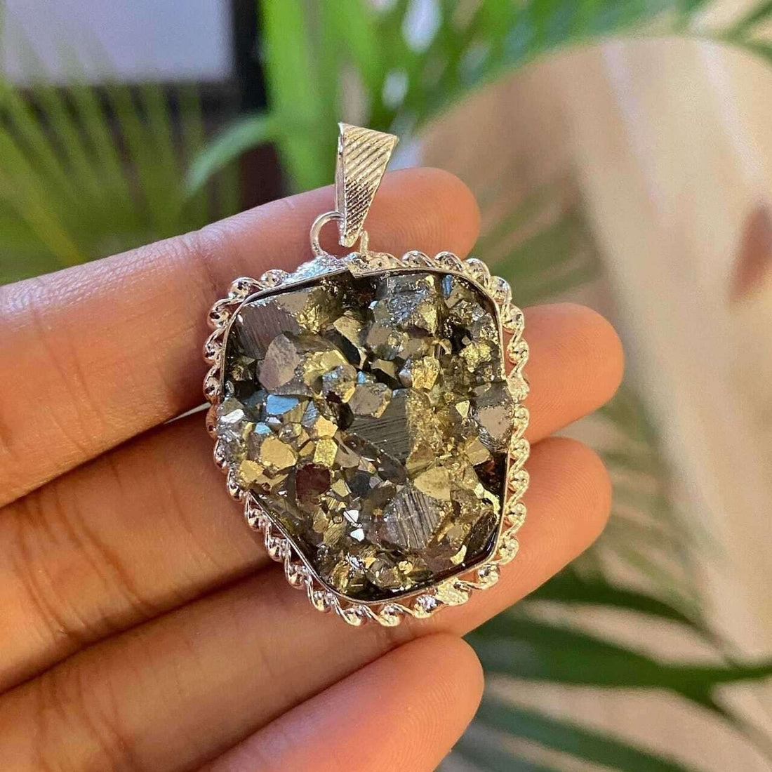 Peru Pyrite Pendant