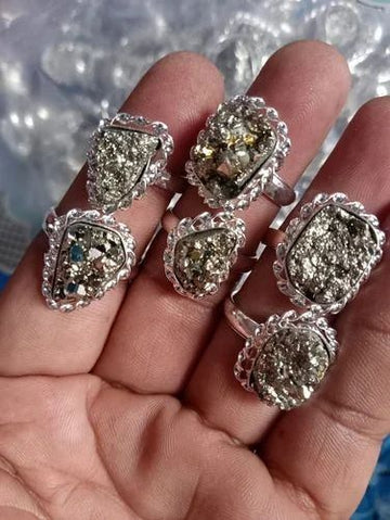 Peru Pyrite Ring