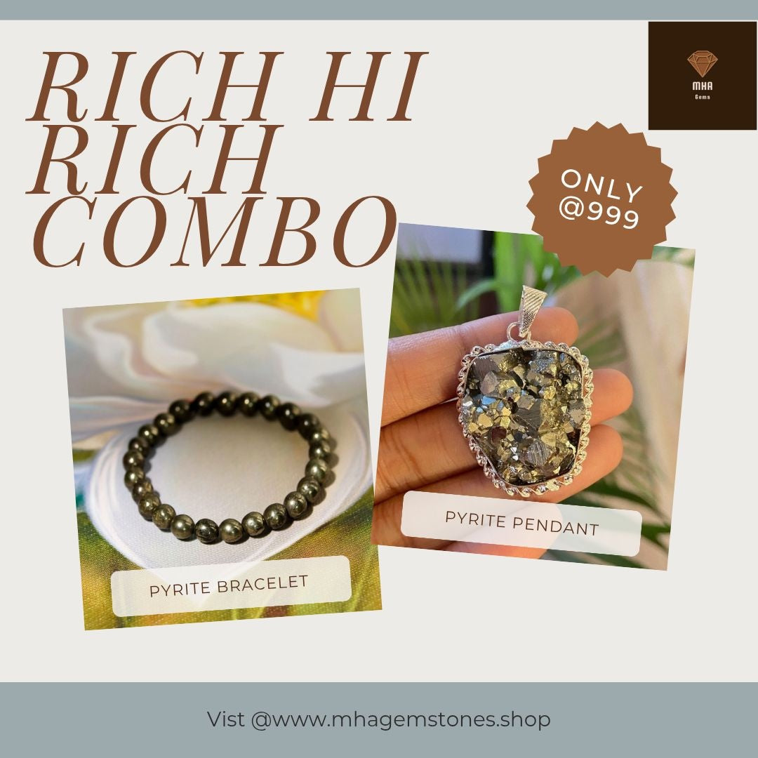 RICH HI RICH COMBO (pyrite set)