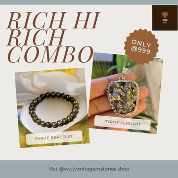 RICH HI RICH COMBO (pyrite set)